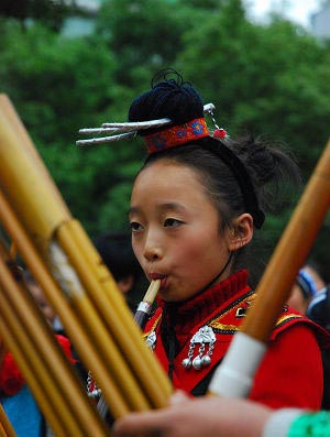 苗族芦笙纯音乐曲谱_苗族芦笙曲谱(3)