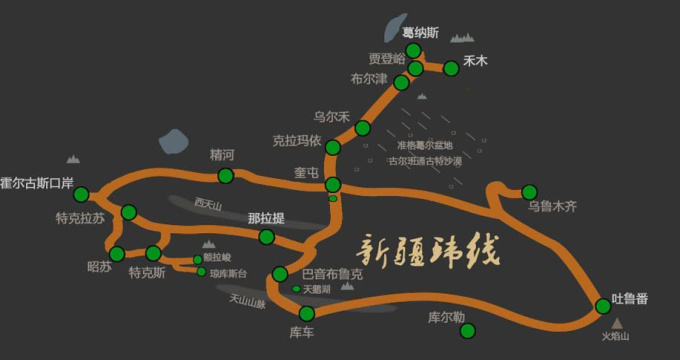 新疆旅游攻略丨南北疆合理线路推荐(附冬季旅游行程)