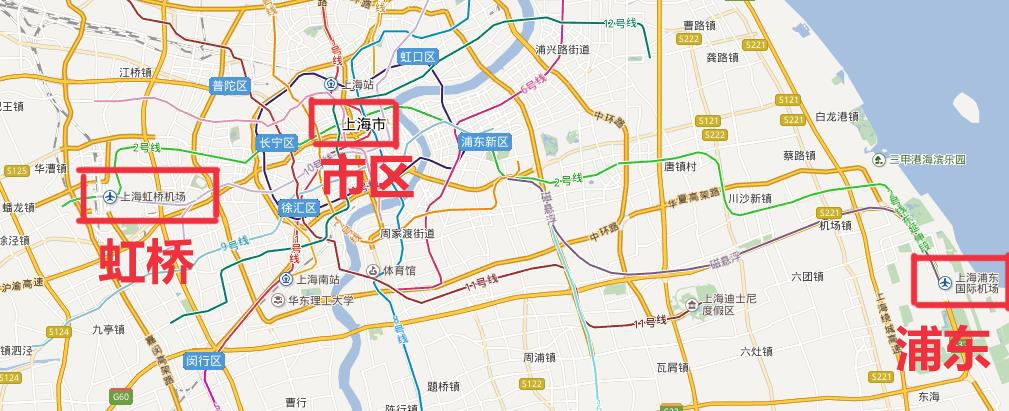 属于 上海 市区~到南京路坐地铁二十多分钟~  现在从虹桥机场到浦东