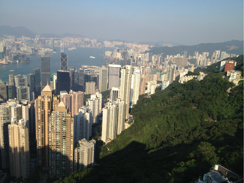 深圳和香港的分界线