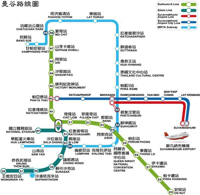 求曼谷轻轨app,谢谢