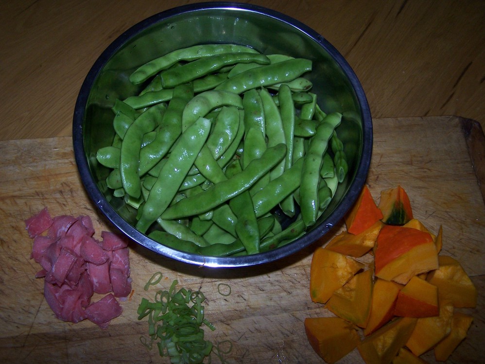 正宗东北菜--窝瓜炖豆角