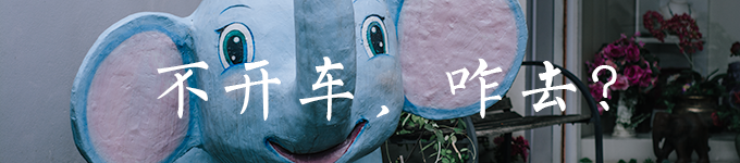 不开车,咋去? 不开车,咋去?