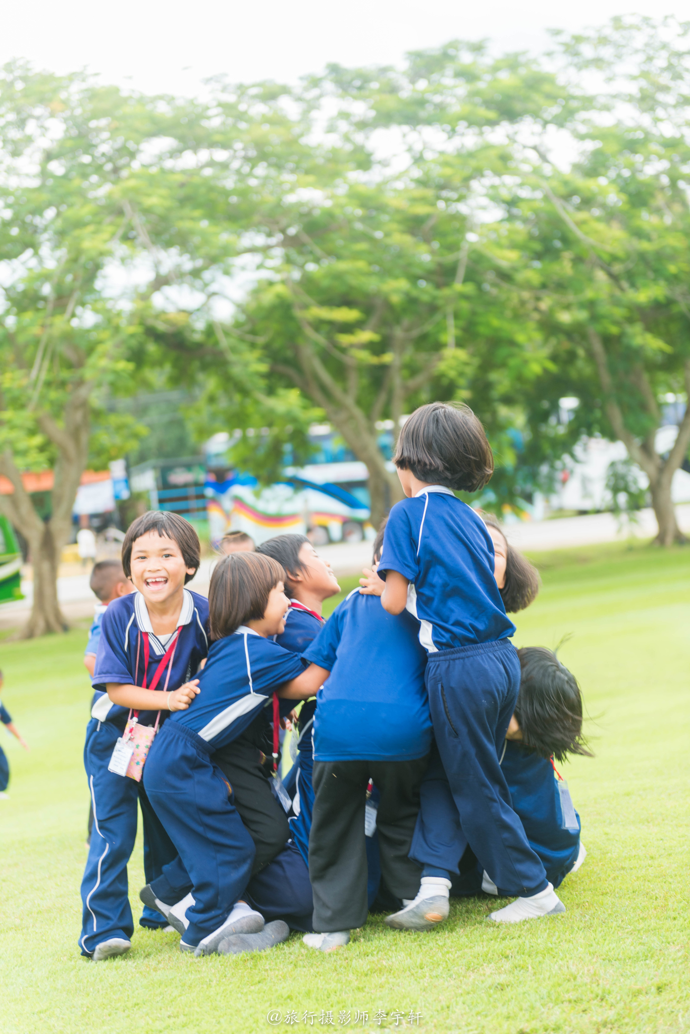 这些小朋友就聚集在一起玩起了游记