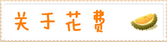 关于花费 关于花费